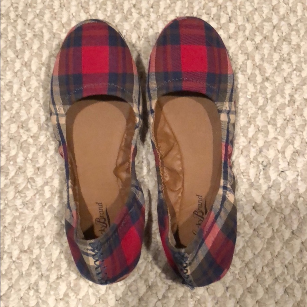 Plaid Lucky Brand Flats